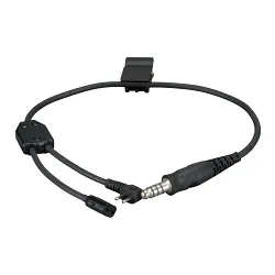 Peltor™ 7000107801 FL6AB Right Side Y-Harness, For Use With ComTac II