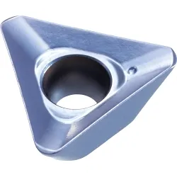 OSG 7813205 78PLDS Indexable Centering and Chamfering Drill Insert, Triangle Shape, 110308 Insert, TPKT Insert, 3.18 mm THK, 6.35 mm Inscribed Circle, For Use On Hardened Steels/Heat Resistant Alloys/Stainless Steels/Steels, Material Grade: M