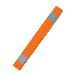 PIP® 300-SCOR Enhanced Visibility Seat Belt Cover, For Use With Standard Width Seat Belt Harnesses, Universal Size, Hook and Loop Closure, Polyester Tricot, Hi-Viz Orange