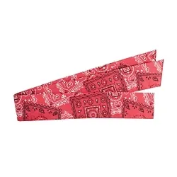 PIP® 393-100-CRD EZ-Cool® Evaporative Cooling Cooling Bandana, Universal, Cowboy Red, 35% Cotton Poplin/65% Polyester