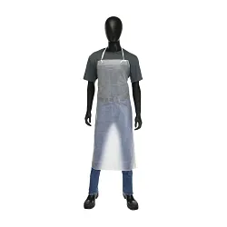 PIP® UC-12-45 UC12 Bib Apron, Clear, Vinyl, 45 in L