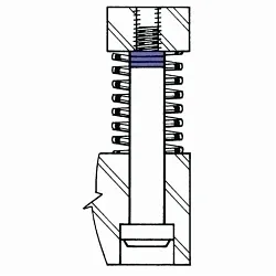 Precision Brand® 26039 Shoulder Screw Lengthening Shim, 0.296 in ID x 0.371 in OD, 0.032 in THK, Spring Steel