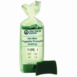 Precision Brand® 43025 Type 1 Strippable Protective Coating, 5 lb Bag, Hot Melt Form, Blue