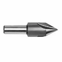 Union Butterfield® 6004872 4608 Single End Countersink, 1/4 in Dia Body, 3/16 in Dia Shank, 3 Flutes, 82 deg Included, HSS