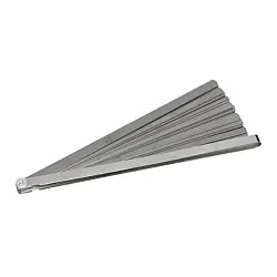 Proto® J000TL Long Blade Feeler Gauge Set, 1/2 x 12 in Blade, 25 Pieces, Steel Holder