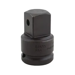 Proto® J07655 Impact Socket Adapter, Black Oxide, 1 in Male Drive, 3/4 in Female Drive, Female x Male Adapter, ASME B107.110-2012/B107.2, Forged Steel