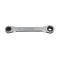 Proto® J1111 Box End Wrench, 1/4 to 3/16 in Square, 9/16 to 1/2 in Hex Wrench, 4 Points, 6-3/4 in OAL, Alloy Steel, Full Polished