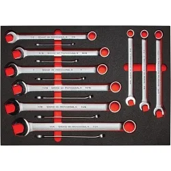 Proto® J1200FASDKV Anti-Slip Design Wrench, 5/16 to 1-1/4 in, Satin
