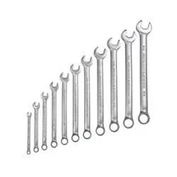 Proto® J1200GASD11 Anti-Slip Combination Wrench Set, 11 Pieces, 1/4 to 15/16 in, Satin