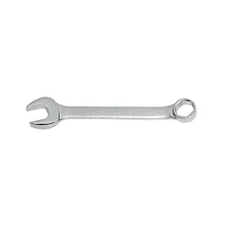 Proto® J1204EFS Open End Stubby Length Combination Wrench, 1/8 in Wrench, 6 Points, 15 deg Offset, 2-29/32 in OAL, Alloy Steel, Satin