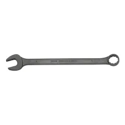 Proto® J1206MBA Combination Wrench, 6 mm Wrench, 12 Points, 15 deg Offset, 4-29/32 in OAL, Alloy Steel, Black Oxide, ASME B107.100