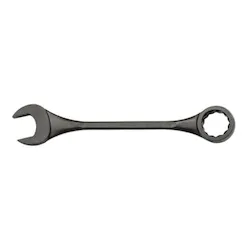 Proto® J12104 Combination Wrench, Imperial, 3-1/4 in, 12 Points, 15 deg Offset, 37 in OAL, Alloy Steel, Black Oxide