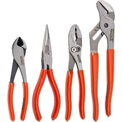 Proto® J200XLS XL Series Plier Set, 4 Pieces, ASME B107.23-2004