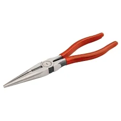 Proto® J226-01G Needle Nose Plier With Side Cutter and Wire Stripper, 2-5/8 in L x 3/4 in W, Diamond Serrated/Smooth Steel Jaw, 3/8 in W Tip, 7-1/2 in OAL