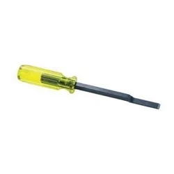ProtoĀ® J2340 Non-Conductive Carbon Scraper, Hardened Steel 1-Edge/Stiff Blade, 6-1/4 in L Blade, 1/2 in W Blade, Acetate Handle