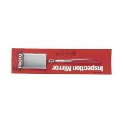 Proto® J2373 Inspection Mirror With Pocket Clip, 3-1/2 x 2-1/8 in Mirror, Rectangle Shape, 11-1/4 to 15-1/2 in L, Telescoping Handle