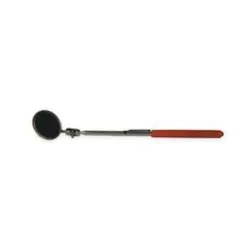 ProtoĀ® J2374XLR 1-Piece Inspection Mirror, Ergonomic Handle, For Use With J2374XL and J2383XL 1-1/4 in Dia Circular Inspection Tool Mirror, Steel