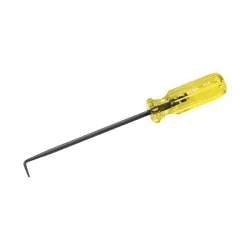 ProtoĀ® J2382 Standard Hook Pick, 90 deg High Alloy Steel Tip, 4-Sided Handle, 10-3/4 in OAL