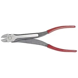 Proto® Ergonomics™ J244G High Leverage Long Reach Diagonal Cutter Plier, 1 in L x 63/64 in W x 63/64 in THK Angled Forged Alloy Steel Jaw, 11-1/8 in OAL, Flush Cut