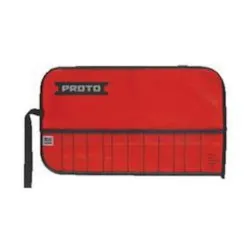 Proto® J25TR02C Tool Pouch, 12 Pocket, For Use With J2S2 Punch and Chisel Set, Canvas, Red