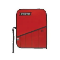 Proto® J25TR06C Tool Pouch, 5 Pocket, Canvas, Red