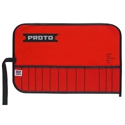 Proto® J25TR10C Tool Pouch, 13 Pocket, For Use With J3200C Open End Wrench Set, Canvas, Red