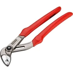 Proto® J264MG 12-Position Notches Lock Joint Plier, 3-1/4 in Nominal, 2-7/8 in L x 1-3/8 in W x 23/64 in THK Steel V-Shape Jaw, 12-19/32 in OAL