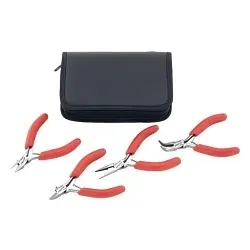 Proto® J2804SMP ESD Precision Miniature Plier Set, 4 Pieces, ANSI