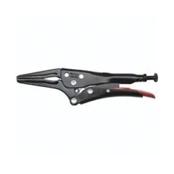 Proto® J286LNXL Locking Mini Plier, 2-3/16 in Nominal, Screw Locking, 2 in L x 19/64 in W x 5/16 in THK Alloy Steel Long Nose Jaw, Machined/Serrated Jaw Surface, 6 in OAL