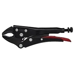 Proto® J293WRXL Locking Plier With Wire Cutter, 1-3/16 in, 7/8 in L x 21/64 in W x 21/64 in THK Curved Alloy Steel Jaw, 5 in OAL