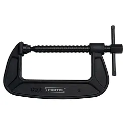 ProtoĀ® J408A Regular Duty C-Clamp, 4-1/2 in D Throat, 8 in Jaw Opening