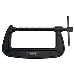 ProtoĀ® J410A Regular Duty C-Clamp, 5-3/8 in D Throat, 10 in Jaw Opening