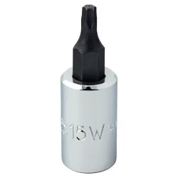 Proto® J4739-15W Standard Length Socket Driver Bit, 1/4 in Drive, T15, 5/8 in L Bit
