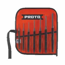 Proto® J47A 2-Piece Design Drive Pin Punch Set, Drive Pin Style, 1/16 to 1/4 in Punch, 7 Punches, 7 Pieces