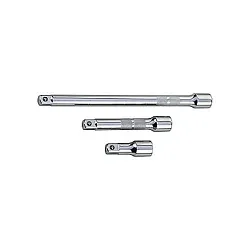 ProtoĀ® J54111 Knurled Socket Extension Set, 1/2 in Drive, 3 Pieces, Full Polished
