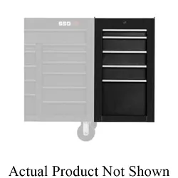 Proto® J551934-5BL-SC 550S Heavy Duty Side Cabinet, 34 in H x 19 in W x 25-1/4 in D, Steel