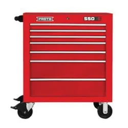 Proto® J553441-7RD 550S Heavy Duty Roller Cabinet, 41 in H x 34 in W x 25-1/4 in D