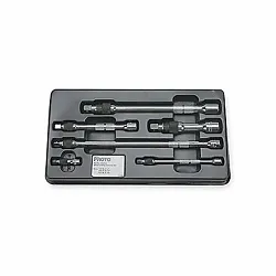 ProtoĀ® J6000-6L Locking Socket Extension Set, 1/4 to 1/2 in Drive, 6 Pieces, Full Polished