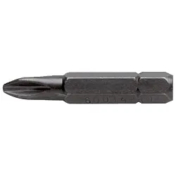 Proto® J60116 Power Insert Bit, #2 Phillips® Point, 2-51/64 in OAL, Black Oxide