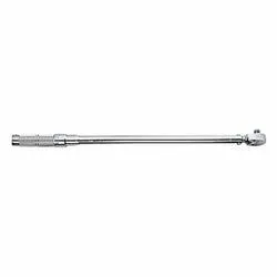 Proto® J6006CXCERT CXCERT Micrometer Torque Wrench, 3/8 in Drive, 16 to 80 ft-lb, Ratcheting Head, 0.5 ft-lb Graduation, 15-1/2 in OAL, ASME B107.14, ASME B107.300-2010, TO33K6-4-2193-1