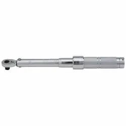 Proto® J6006NMC Micrometer Torque Wrench, 3/8 in Drive, 16 to 80 ft-lb, Ratcheting Head, 0.5 ft-lb Graduation, 15-1/2 in OAL, ASME B107.300-2010