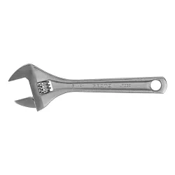 Proto® J706B Non-Insulated Standard Wrench, 15/16 in Wrench, Polished Chrome, 6-11/32 in OAL, Alloy Steel Jaw, Alloy Steel Body, ASME B107.103, Alloy Steel