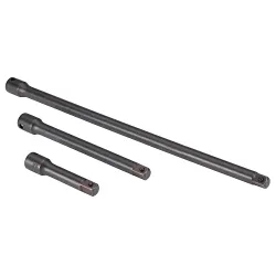 Proto® TorquePlus⢠J7277A Locking Socket Extension Set, 3/8 in Drive, 3 Pieces, Black Oxide