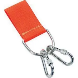ProtoĀ® JBELTAD2 Tethering Belt Adaptor With (2) Screw Gate Carabiners, Nylon