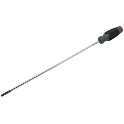 Proto® JC1416RF Screwdriver, 1/4 in Point Slotted Point, Alloy Steel Shank, 20-1/2 in OAL, Nylon Handle, Black Oxide/Chrome