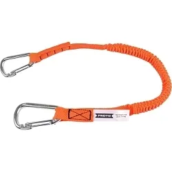 ProtoĀ® JLAN15LBDSS Tool Lanyard, 15 lb Capacity, Elastic Nylon Line/Steel Hardware