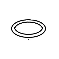 Reed 48153 O-Ring, For Use With HTP300, HTP1000 Hydrostatic Test Pump, Buna-N, 1/8 in L x 7/8 in W x 1-1/8 in H, Import