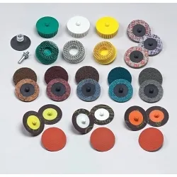 Roloc™ 7000120923 Bristle Disc Kit, Ceramic Aluminum Oxide