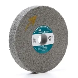 3Mâ„¢ 7000000736 XL-WL Convolute Wheel, 6 in Dia Wheel, 1 in Center Hole, 1 in W Face, Fine Grade, Silicon Carbide Abrasive