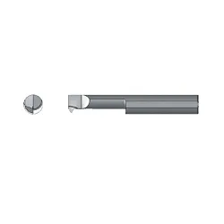 SCT TTQ180500A Qualified Threading Tool, 1/2 in D Cutting, 60 deg Profile Angle, 56 Min TPI, 18 Max TPI, 0.18 in Dia Thread, Solid Carbide, AlTiN, 2-1/2 in OAL, 1/4 in Dia Shank